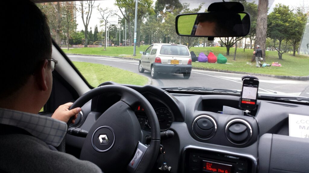 uber driver in bogota